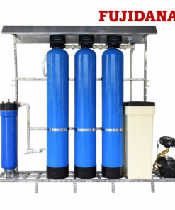 FU03-CPSR1500A Lọc tổng 3 cột Composite, AutoVan, Bơm, Bể muối, Mái che - 1500L